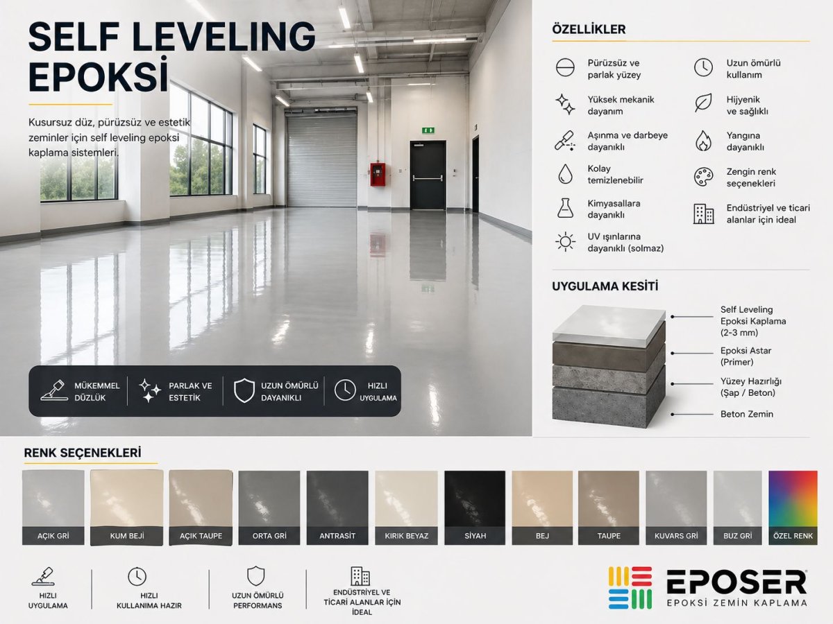 Self Leveling Epoksi Nedir?
